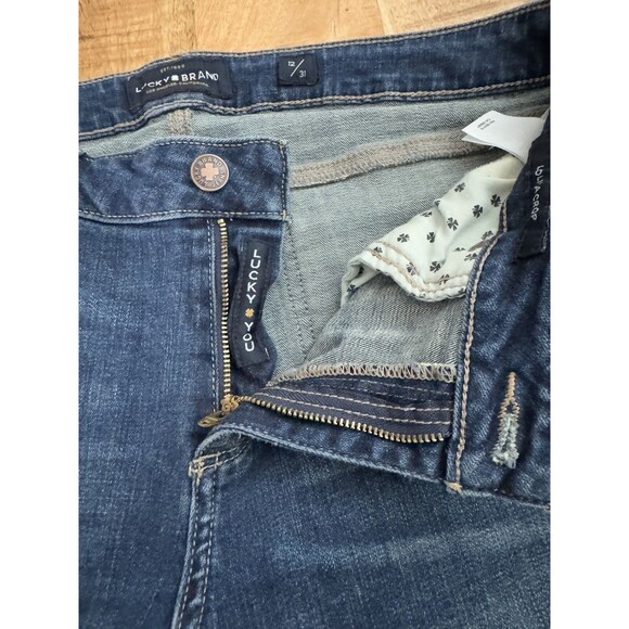 Lucky Brand Women's Lolita Crop Jeans Denim Blue Mid Rise Dark Wash 12/31 - Picture 5 of 12